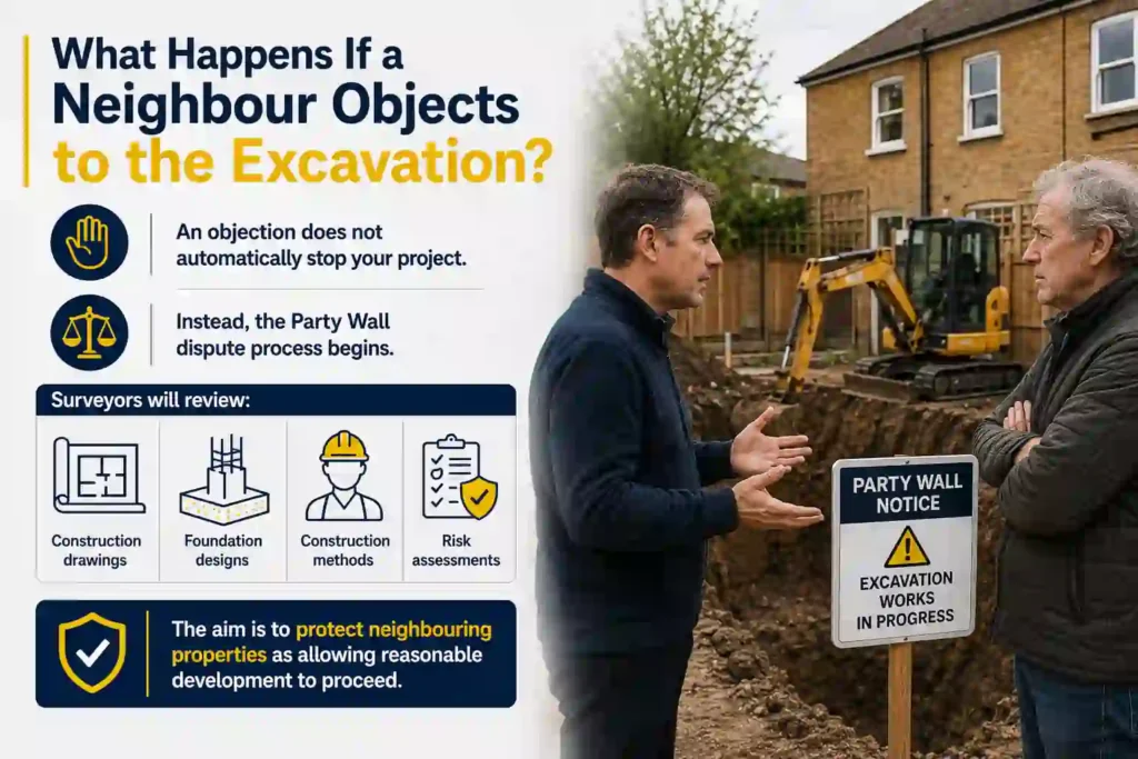 The Complete Guide to Section 6 Excavation Notices 3 What Happens If a Neighbour Objects to the Excavation Bristol